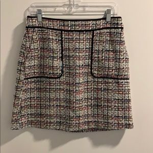 LOFT Tweed Skirt w/Pockets